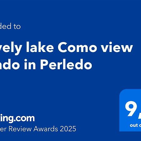 Romantic Lake Como Escape With View Perledo Exterior foto